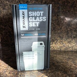 Stanley Shot Glass Set - Silver and Black